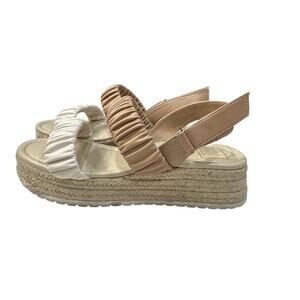Dolce Vita Mizza Espadrille Wedge Sandal Size 8.5 Open Toe Summer Beach Casual